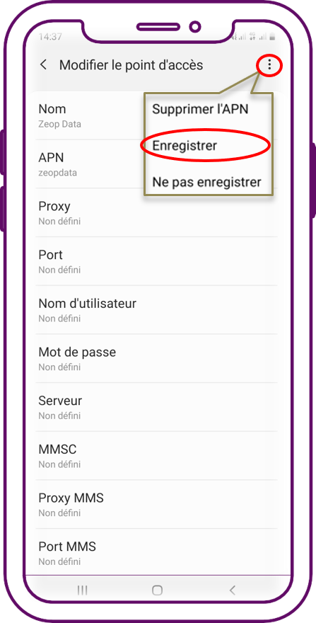 APN data android zeop mobile 7