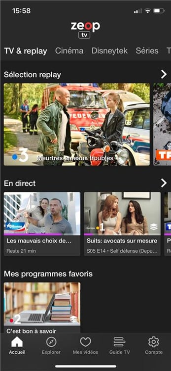 Telecommande Zeop TUTO - Se connecter sur zeopTV avec mon abonnement mobile